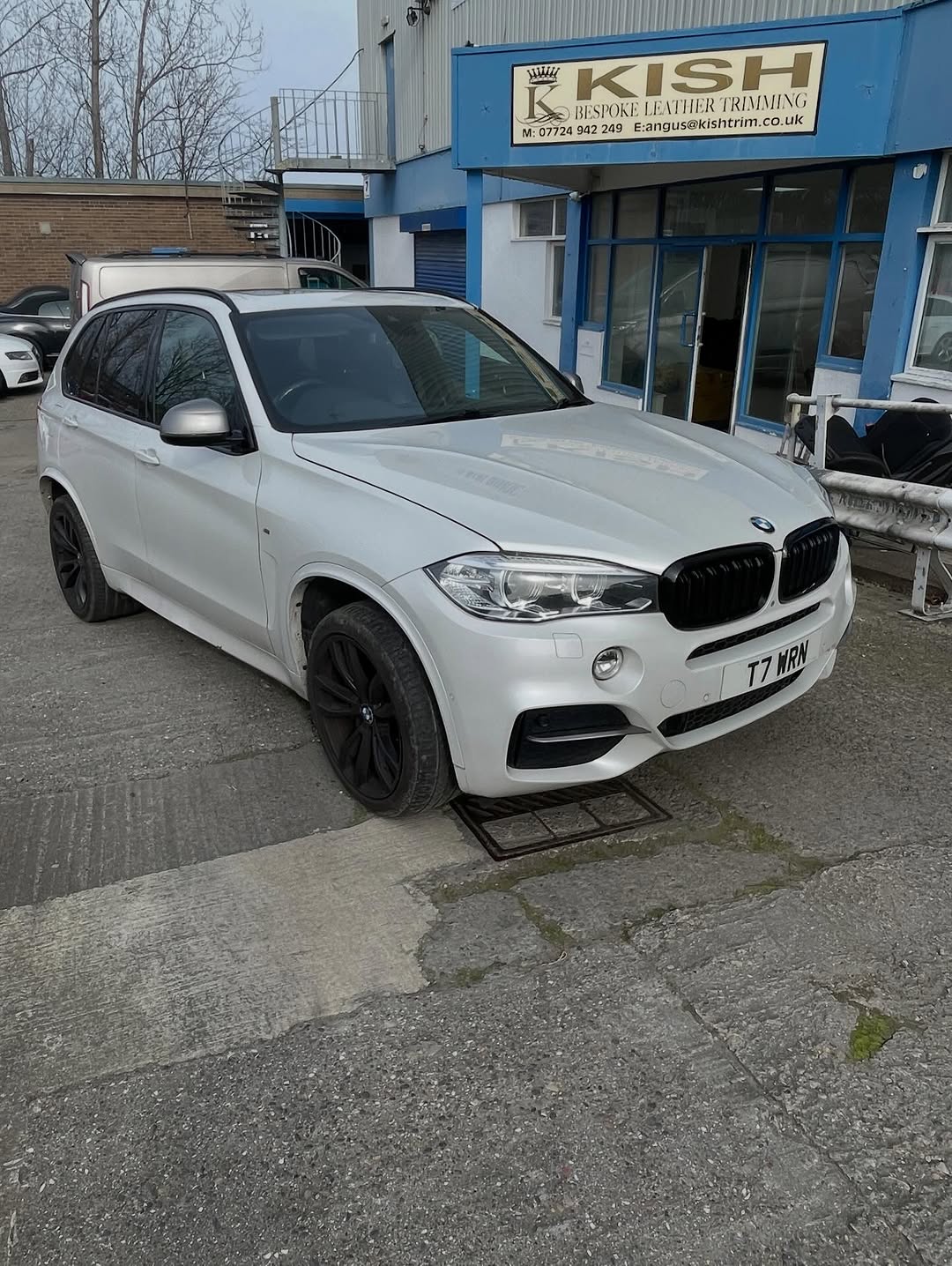 BMW X5 back together after heated seat diagnosis and repair